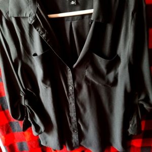 Ann Taylor Blouse !!!Missed button on one sleeve!!!